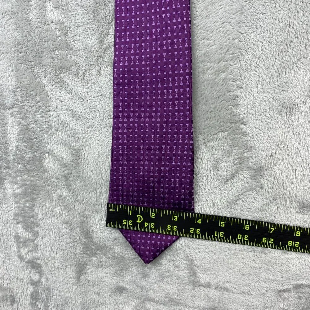 Steve Harvey Collection Men's Classic 100% Silk Neck Tie